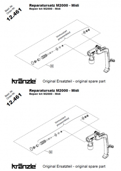 Kränzle Reparatur Satz für HD-Pistole M 2001