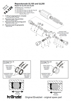 Kränzle Reparatur-Satz für UL 100 und UL 250