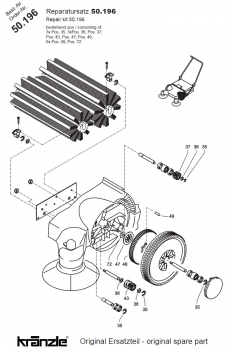 Kränzle     Reparatursatz Zahnradsatz links kpl.