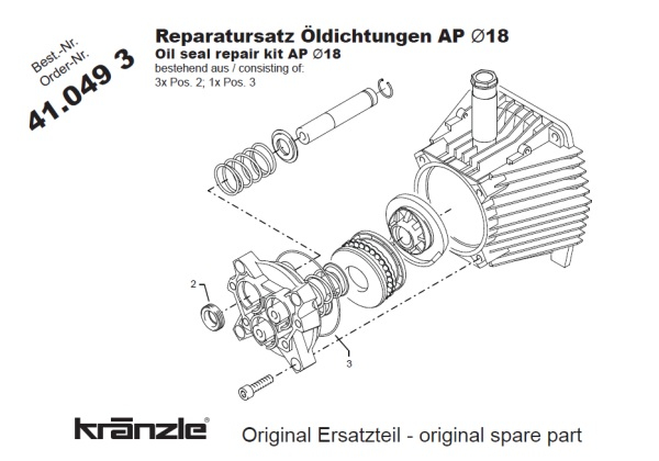 Kränzle Reparatur-Satz AP-Pumpen