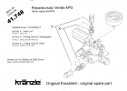 Kränzle     Reparatursatz Ventile (rot)